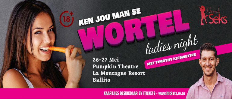 Tickets | Ken jou man se Wortel - Ladies Night (Ballito) in Ballito, ZA ...