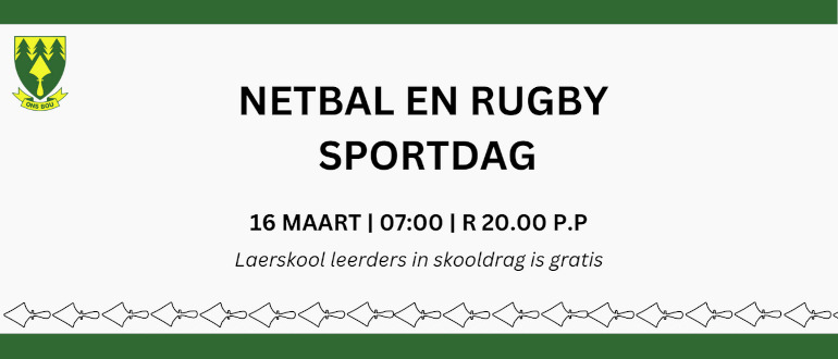 Tickets | Laerskool Wierdapark | Netbal en Rugby Sportdag | 16 Maart in ...